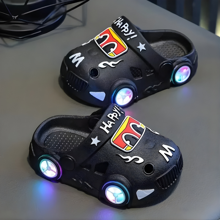 KidVroom - Zapatillas LED Para Niños Con Ruedas Luminosas y Correa