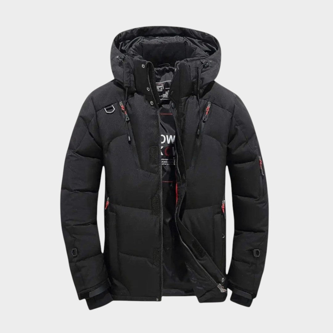 Alaxis - Chaqueta Acolchada Con Capucha y Bolsillos con Cremallera