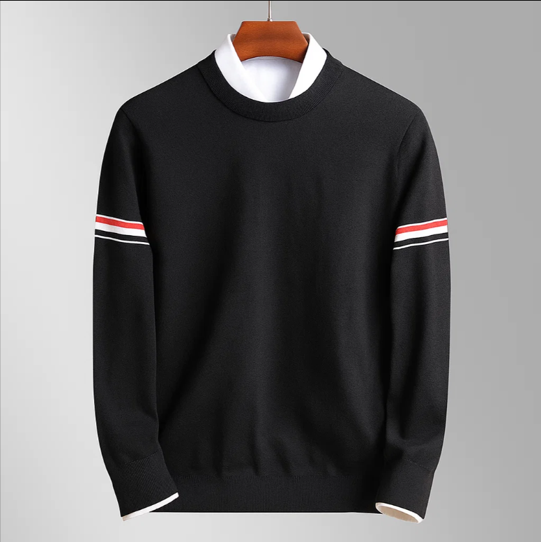 Carlton - Jersey De Algodón Con Cuello Redondo