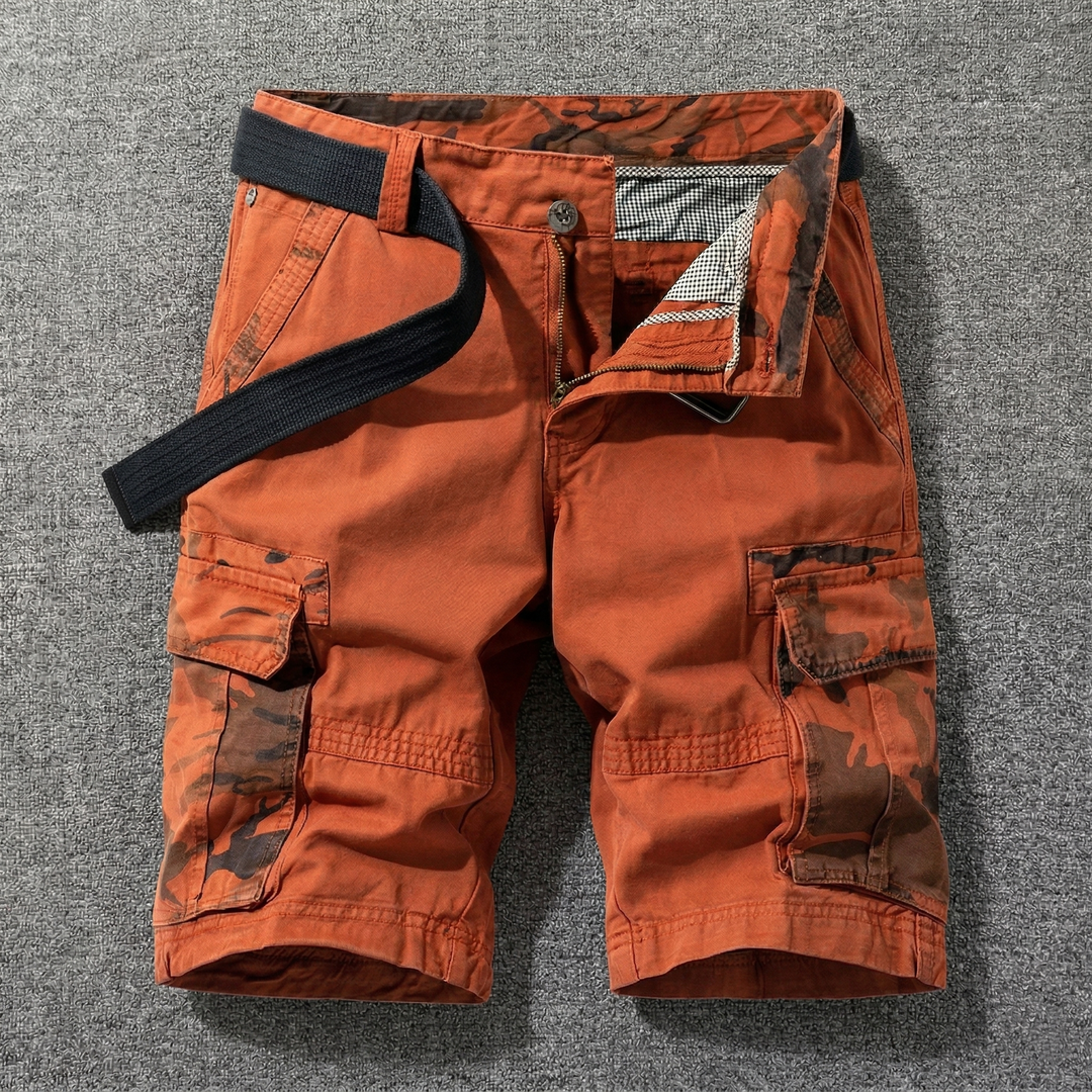 Hedan - Pantalones Cortos Tipo Carga Con Cinturón