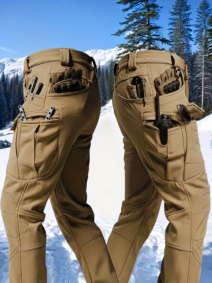 Cartrell - Pantalón Cargo Forrado Con Múltiples Bolsillos