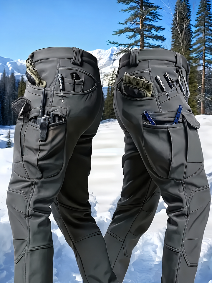 Cartrell - Pantalón Cargo Forrado Con Múltiples Bolsillos