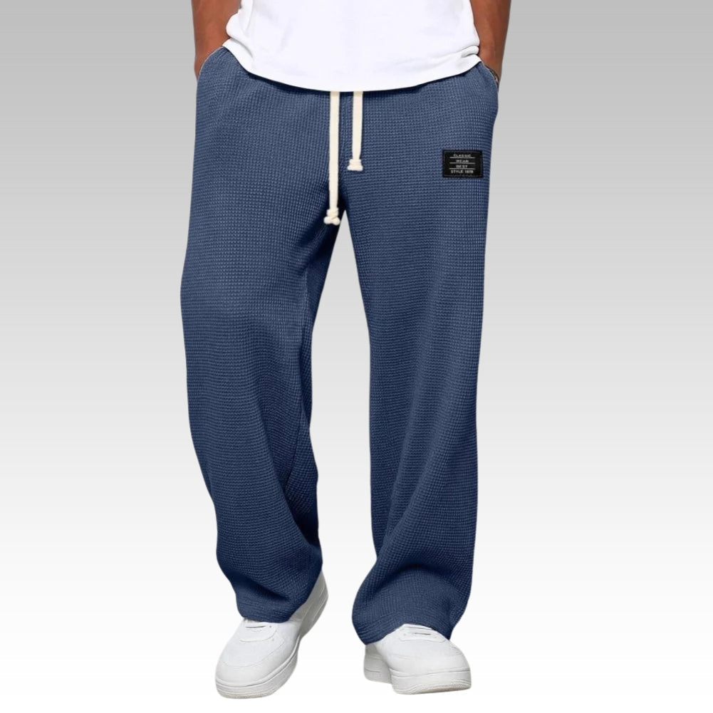 Androw - Pantalón Cómodo De Pierna Ancha
