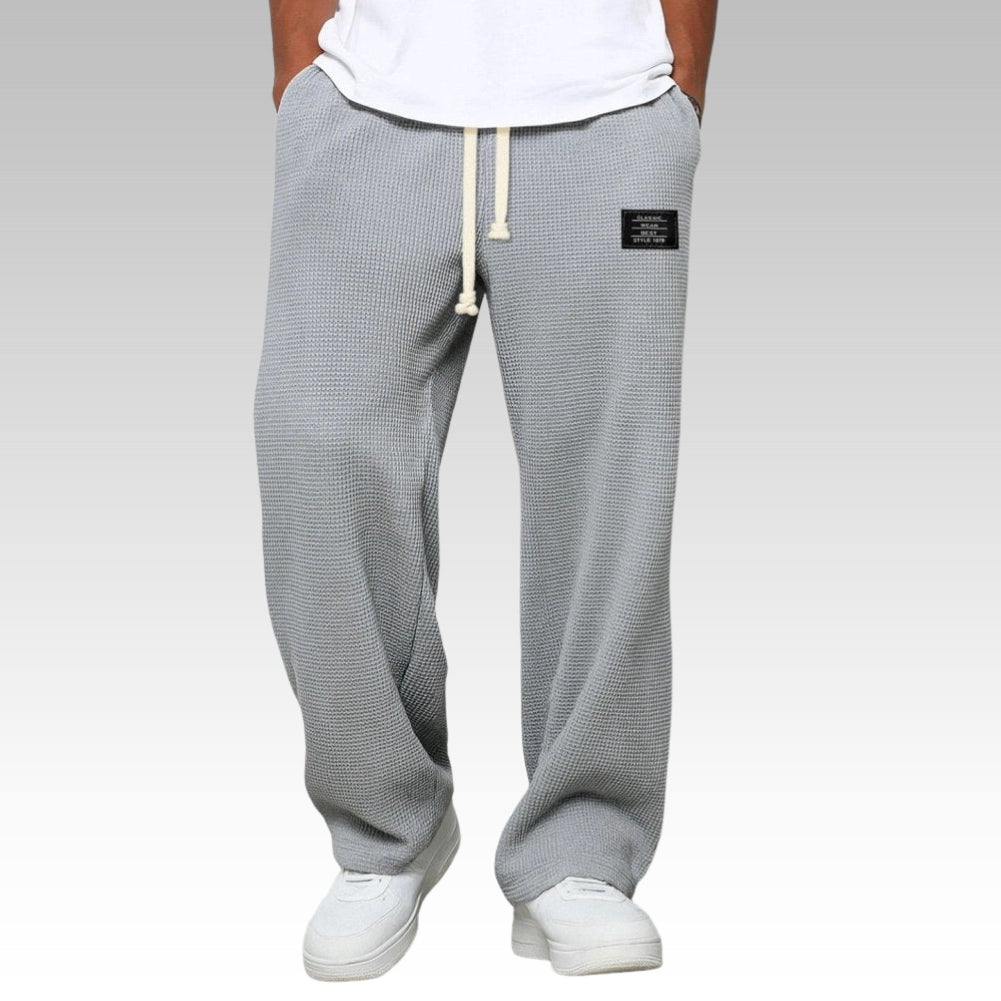 Androw - Pantalón Cómodo De Pierna Ancha