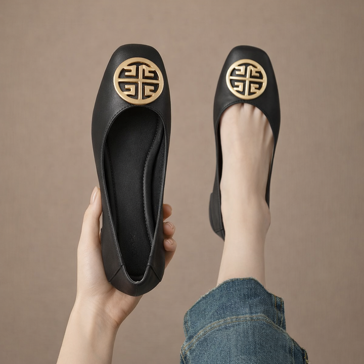 Breana - Zapatos Planos De Piel