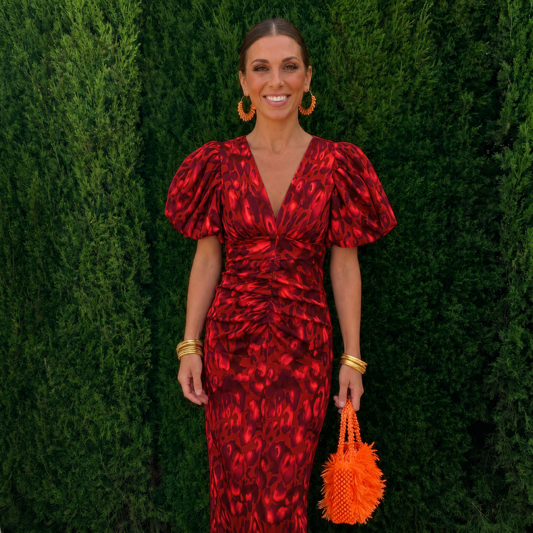Nutta - Vestido Con Mangas Plisadas