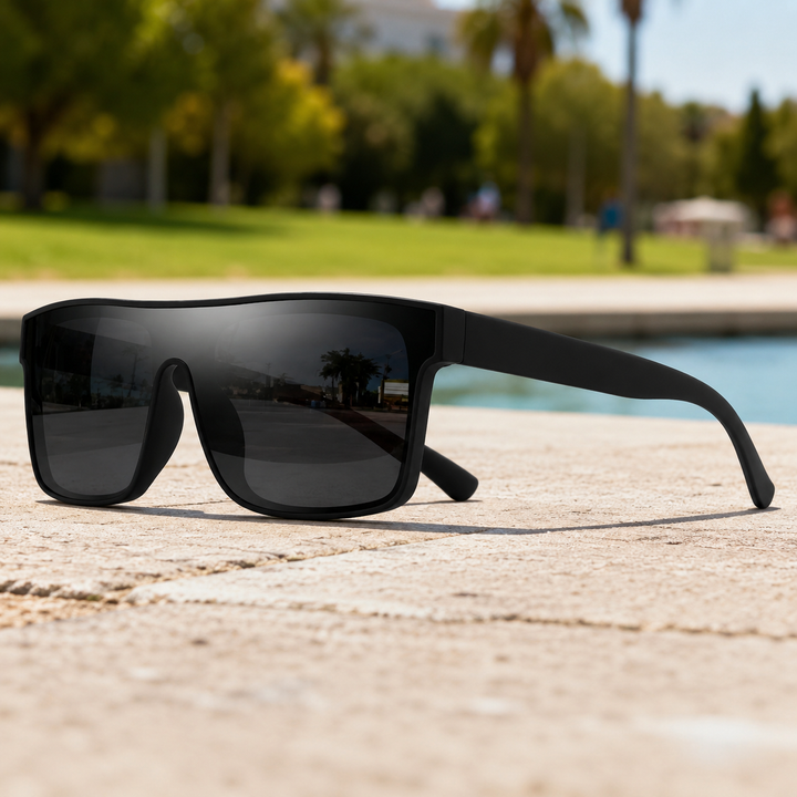 Ivy - Gafas De Sol Con Espejos y Patillas Estampadas