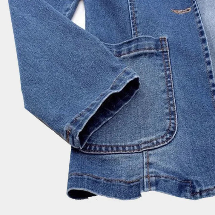 Enara - Chaqueta Aquera Fluida Con Bolsillos