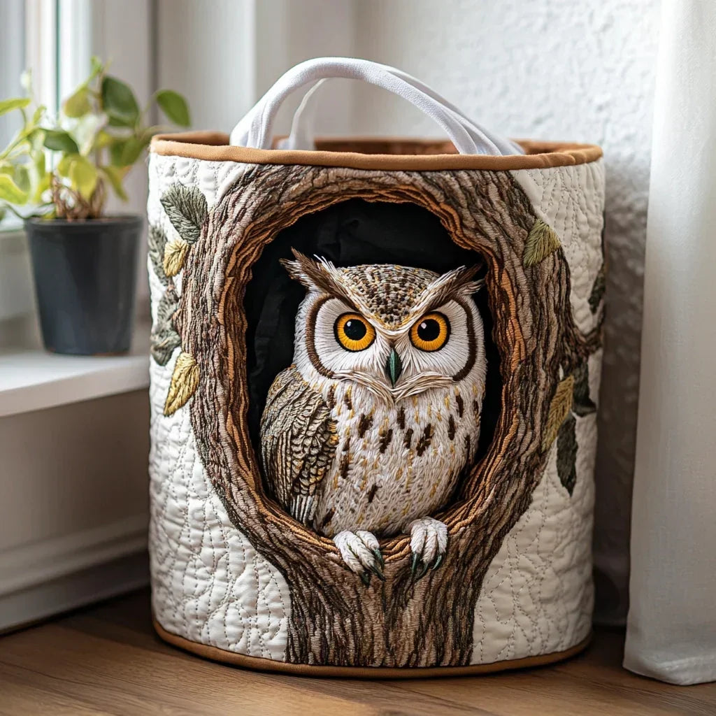 Crestelle - Hand Quilted Decorative Storage Basket