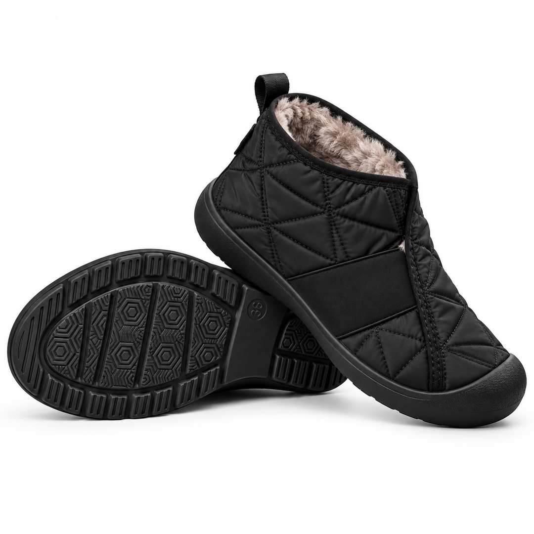 Hellien - Zapatos De Invierno Con Forro Polar