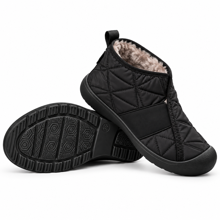 Hellien - Zapatos De Invierno Con Forro Polar