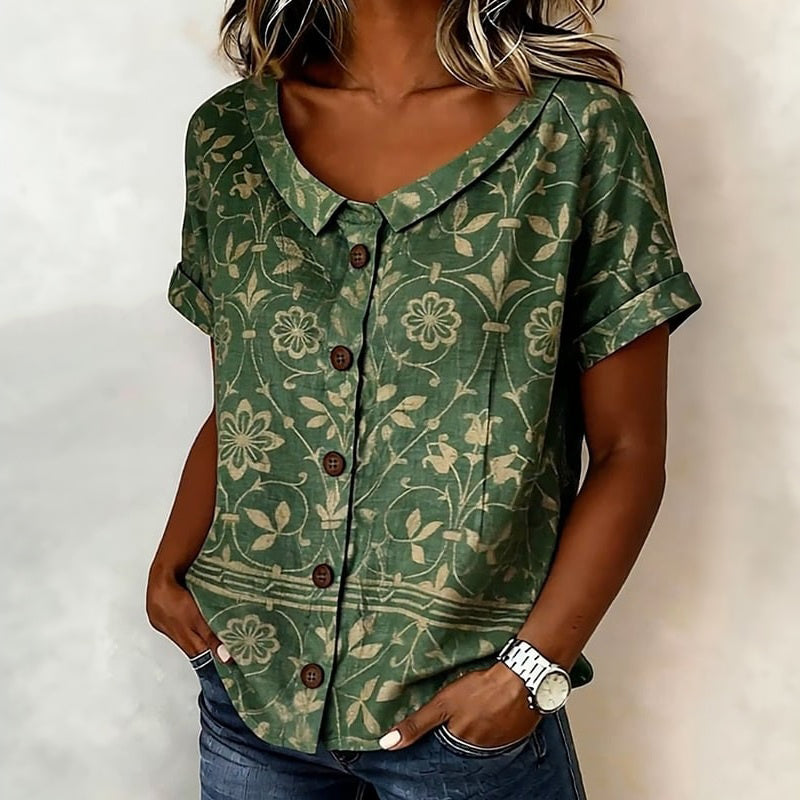 Elvin - Blusa con Estampado Floral