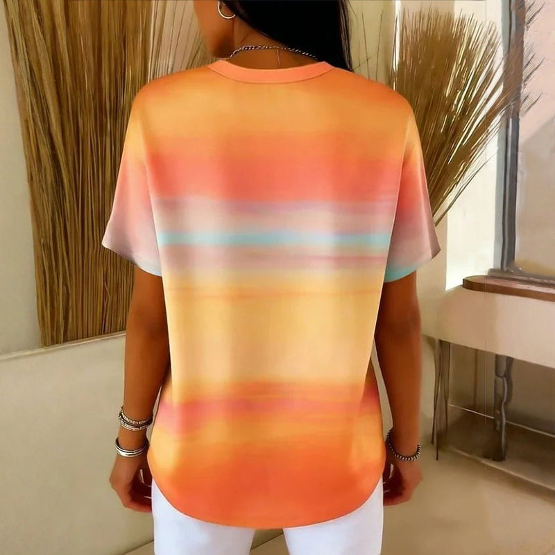 Horacio - Camiseta Informal con Degradado
