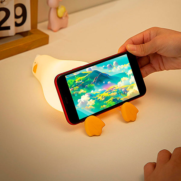 LumaDuck - Adorable Lámpara De Silicona Con Duc Tumbado