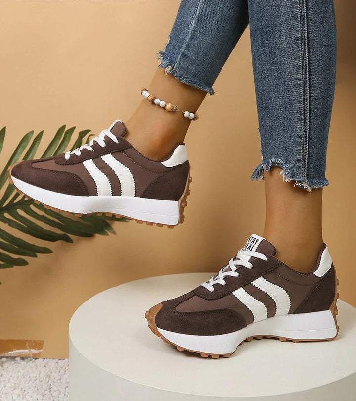 Jonara - Zapatillas Con Plataforma De Estilo Retro