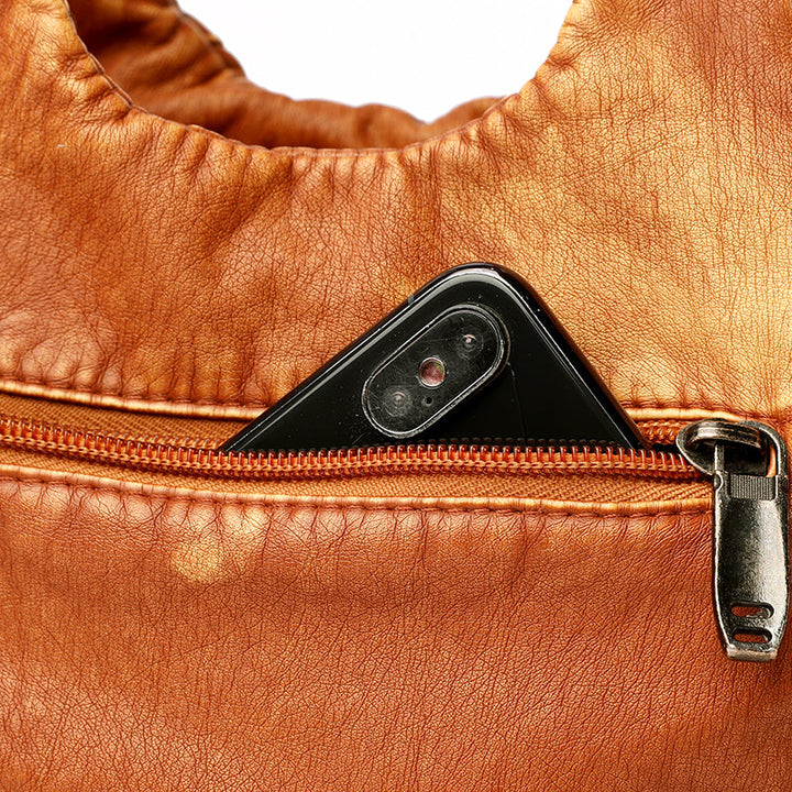 Alician - Bolso Boho con Múltiples Bolsillos con Cremallera