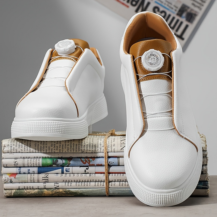 Ektor - Cuero Antideslizante Zapatilla Deportiva