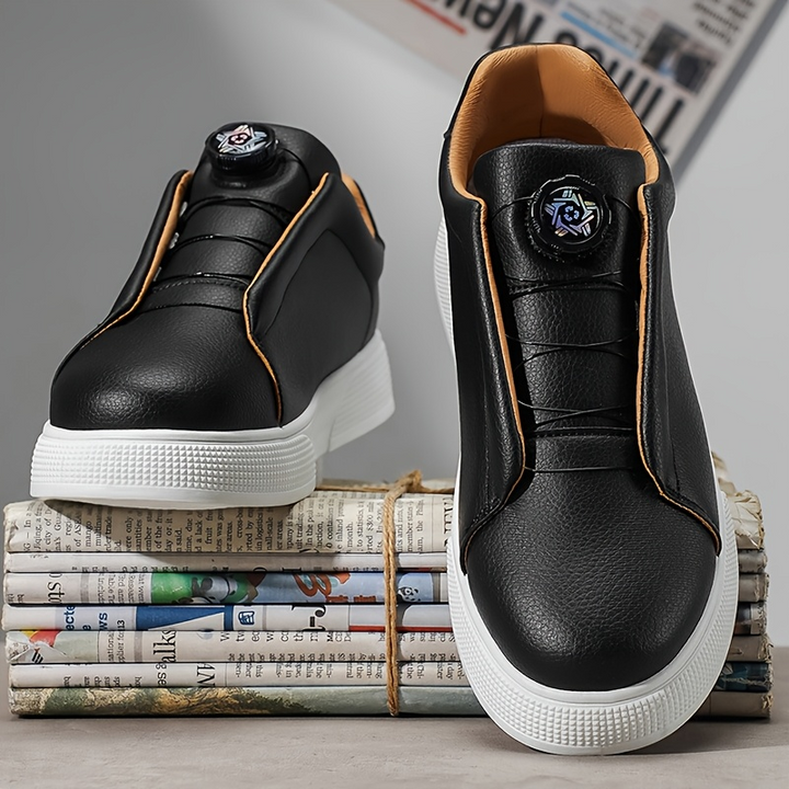Ektor - Cuero Antideslizante Zapatilla Deportiva