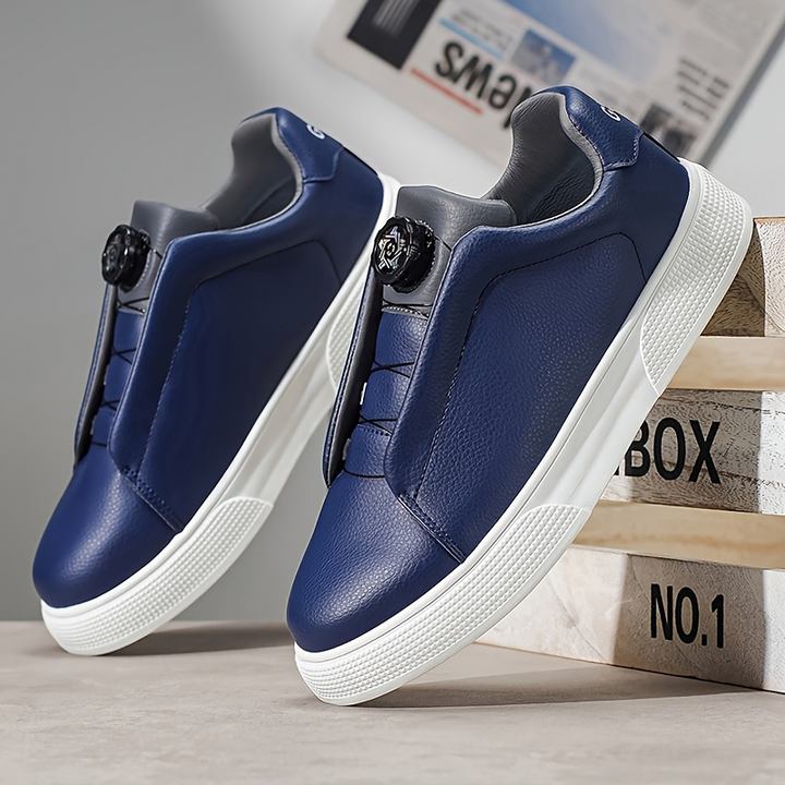 Ektor - Cuero Antideslizante Zapatilla Deportiva