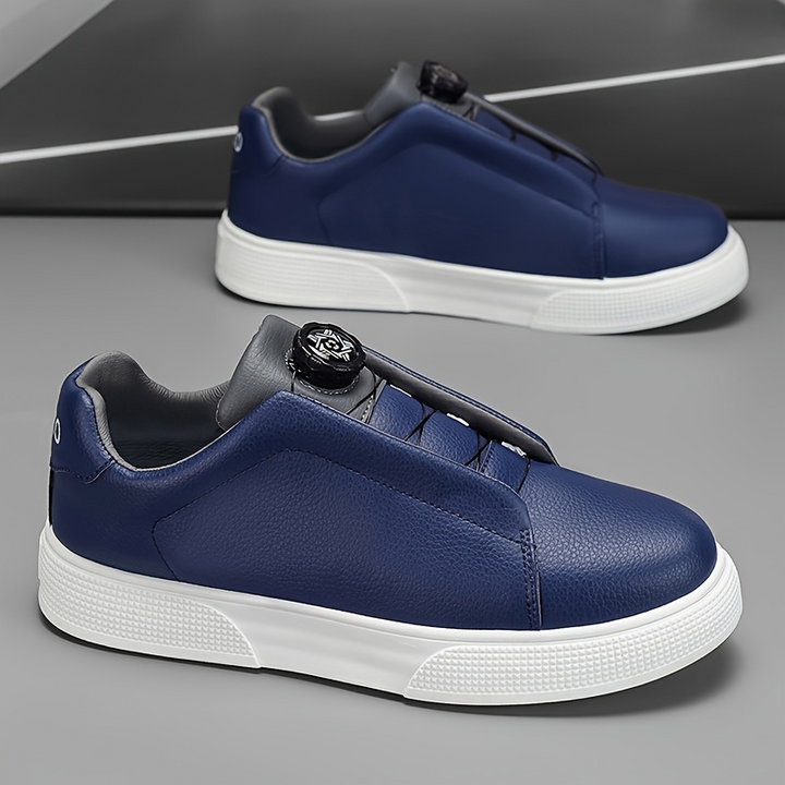 Ektor - Cuero Antideslizante Zapatilla Deportiva