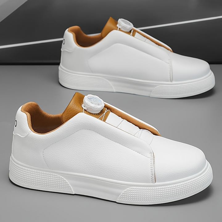 Ektor - Cuero Antideslizante Zapatilla Deportiva
