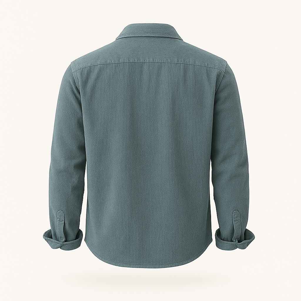 Hamdun - Camisa De Pana Con Botones