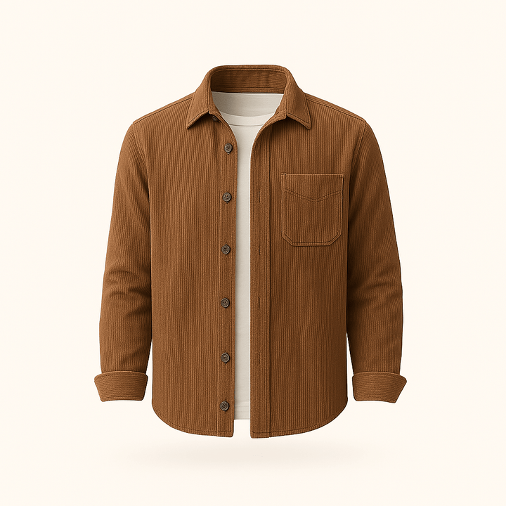 Hamdun - Camisa De Pana Con Botones