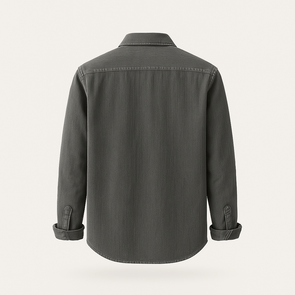 Hamdun - Camisa De Pana Con Botones