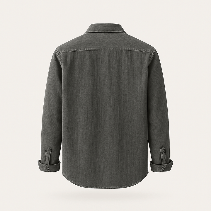 Hamdun - Camisa De Pana Con Botones