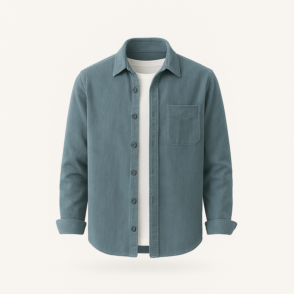 Hamdun - Camisa De Pana Con Botones