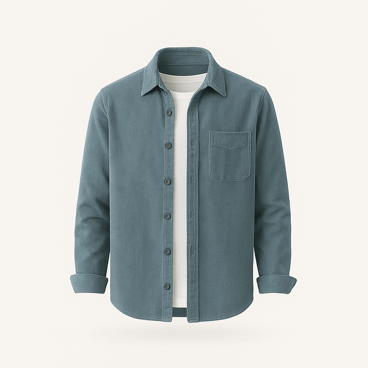 Hamdun - Camisa De Pana Con Botones