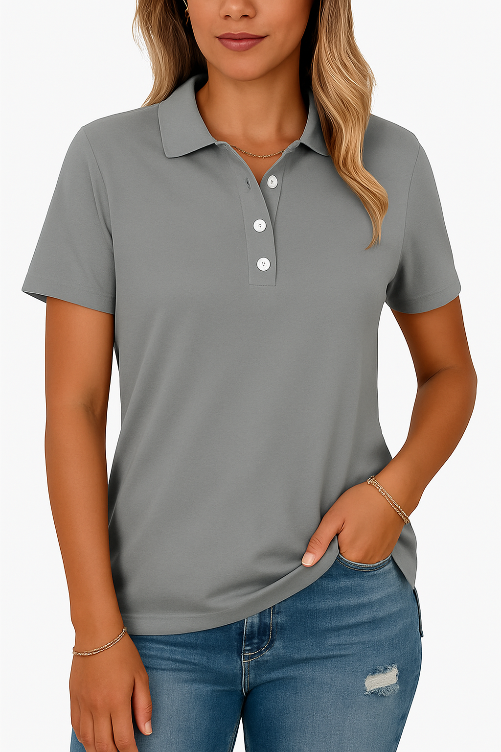 Kathie - Camiseta Polo Elegante