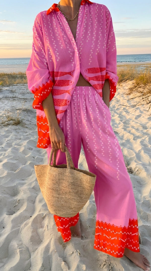 Irela - Conjunto De Dos Piezas Estampado a La Moda