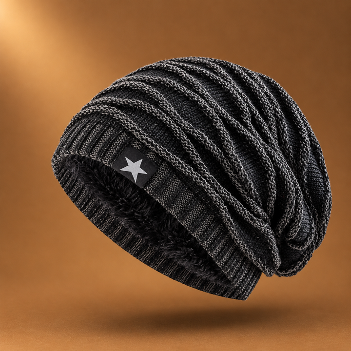 Hollis - Gorro De Punto Con Forro Polar
