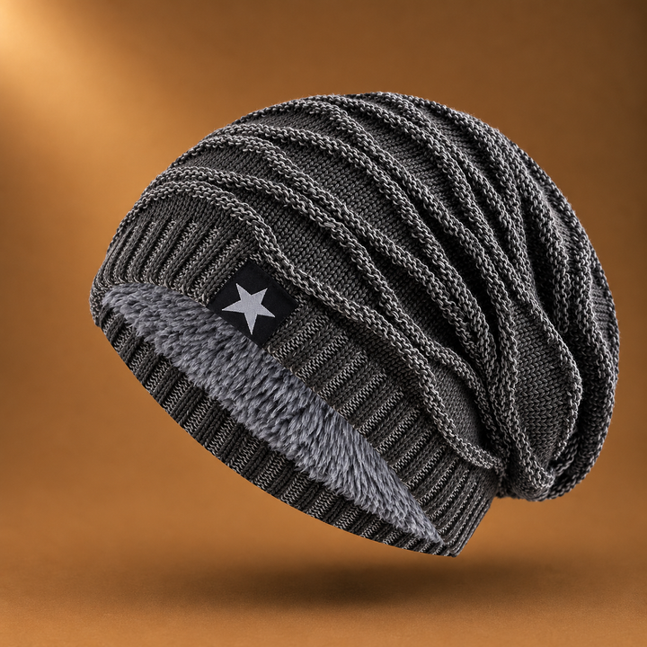 Hollis - Gorro De Punto Con Forro Polar