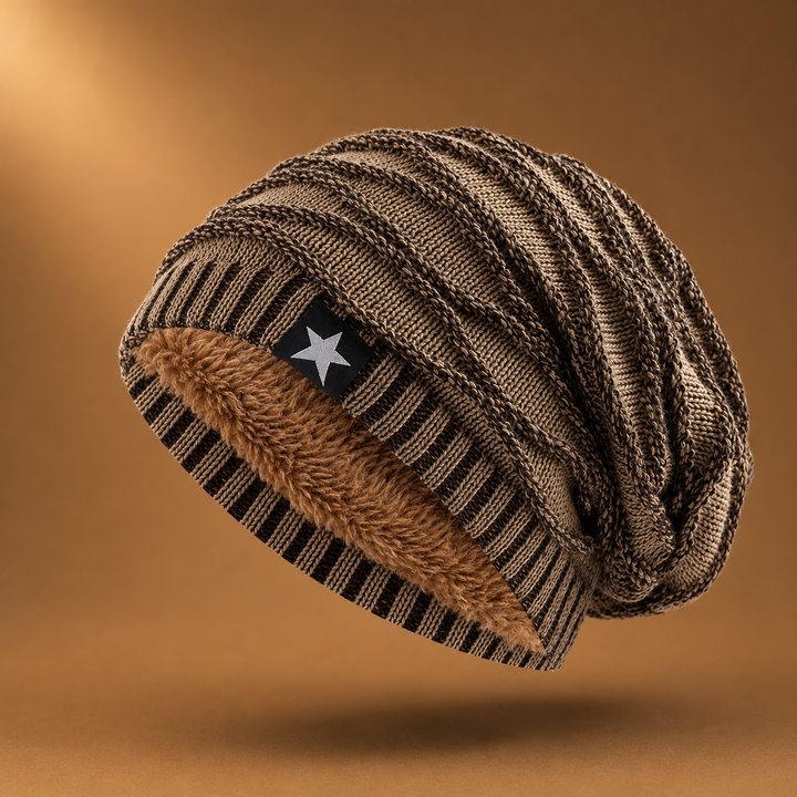 Hollis - Gorro De Punto Con Forro Polar