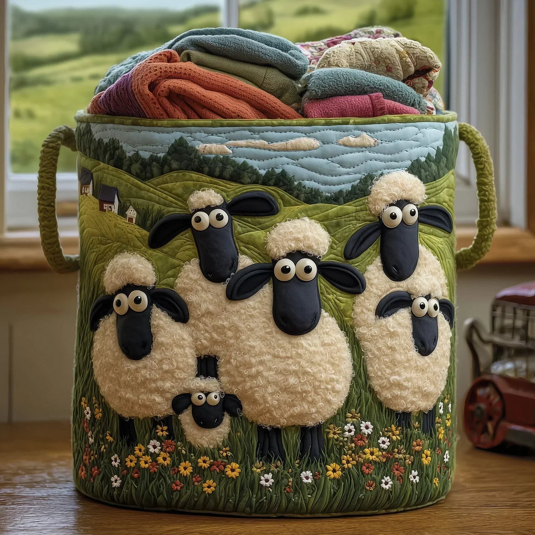 Crestelle - Hand Quilted Decorative Storage Basket