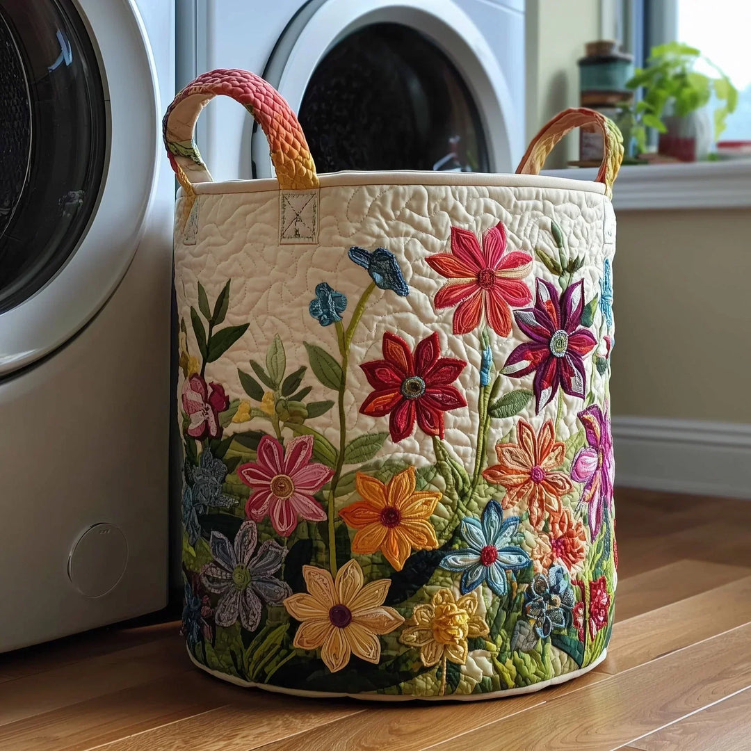 Crestelle - Hand Quilted Decorative Storage Basket