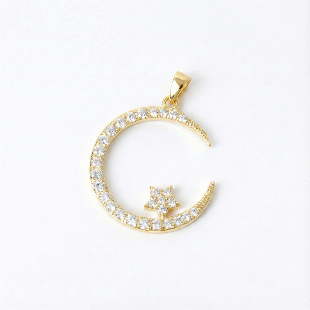 Yalessa - Elegante Collar con Motivo Lunar