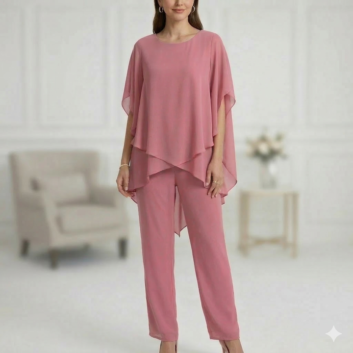 Panam - Conjunto de Pantalones de Pierna Ancha