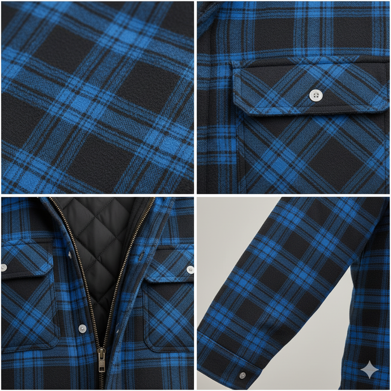 Nadav - Elegante Chaqueta Cálida Con Capucha y Manga Larga Con Botones