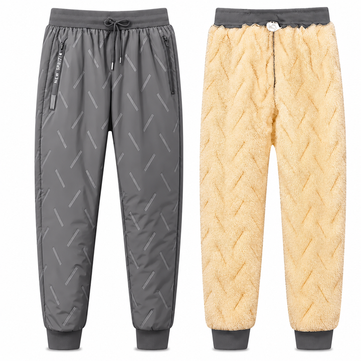Kervina - Pantalones Deportivos De Corte Holgado Con Forro De Sherpa