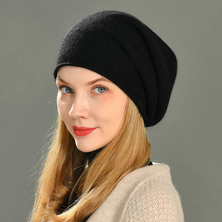Jaysie - Gorro de Punto Cálido de Cachemira