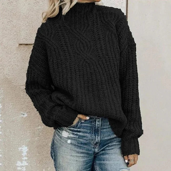 Chaipanya - Jersey De Punto Trenzado Elegante y Cómodo