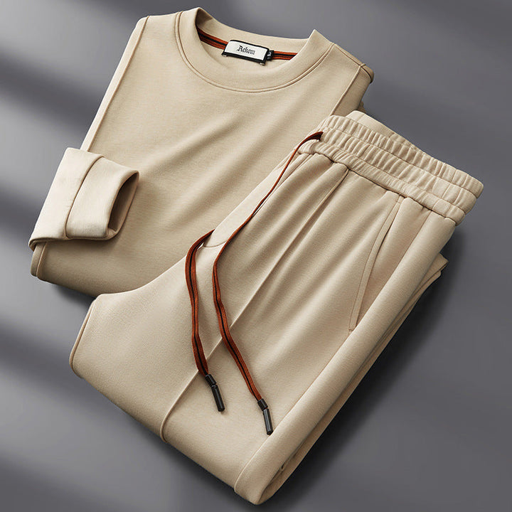 Kirris - Elegante Conjunto De Ropa De Casa Con Cuello Redondo