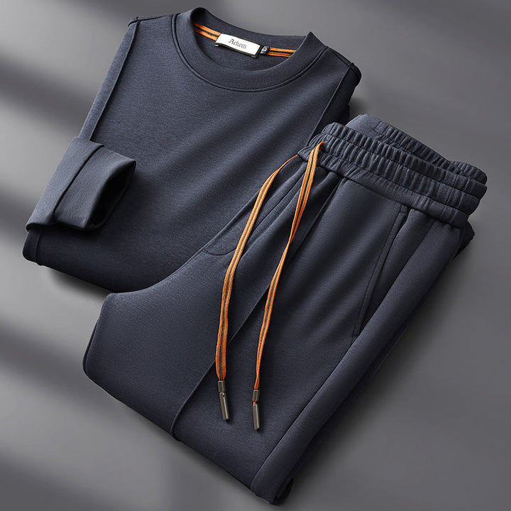 Kirris - Elegante Conjunto De Ropa De Casa Con Cuello Redondo