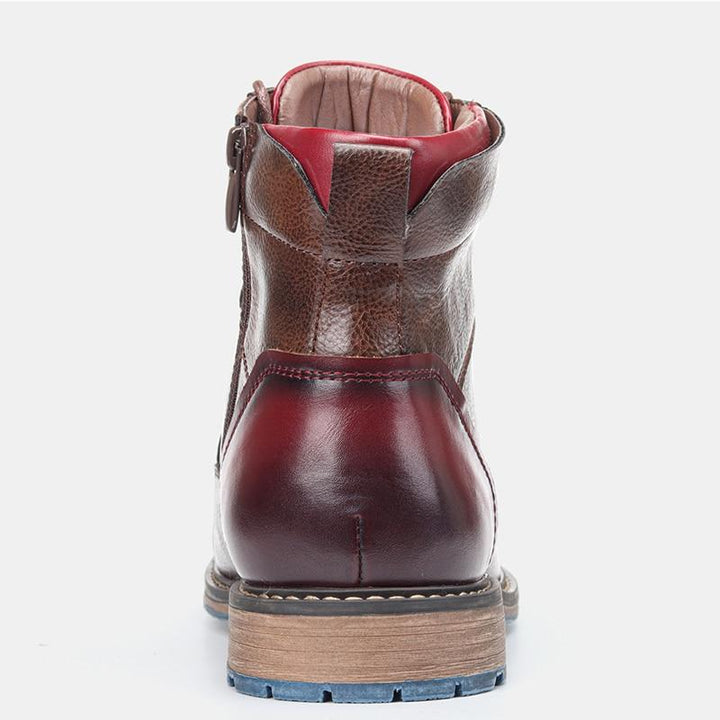 Bjarni - Botas Oxford de Piel de Primera Calidad Hechas a Mano