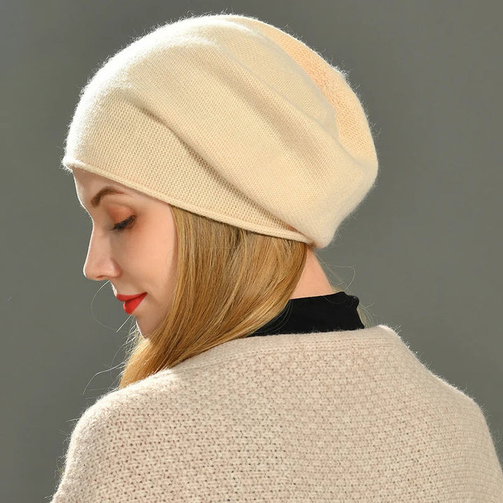 Jaysie - Gorro de Punto Cálido de Cachemira