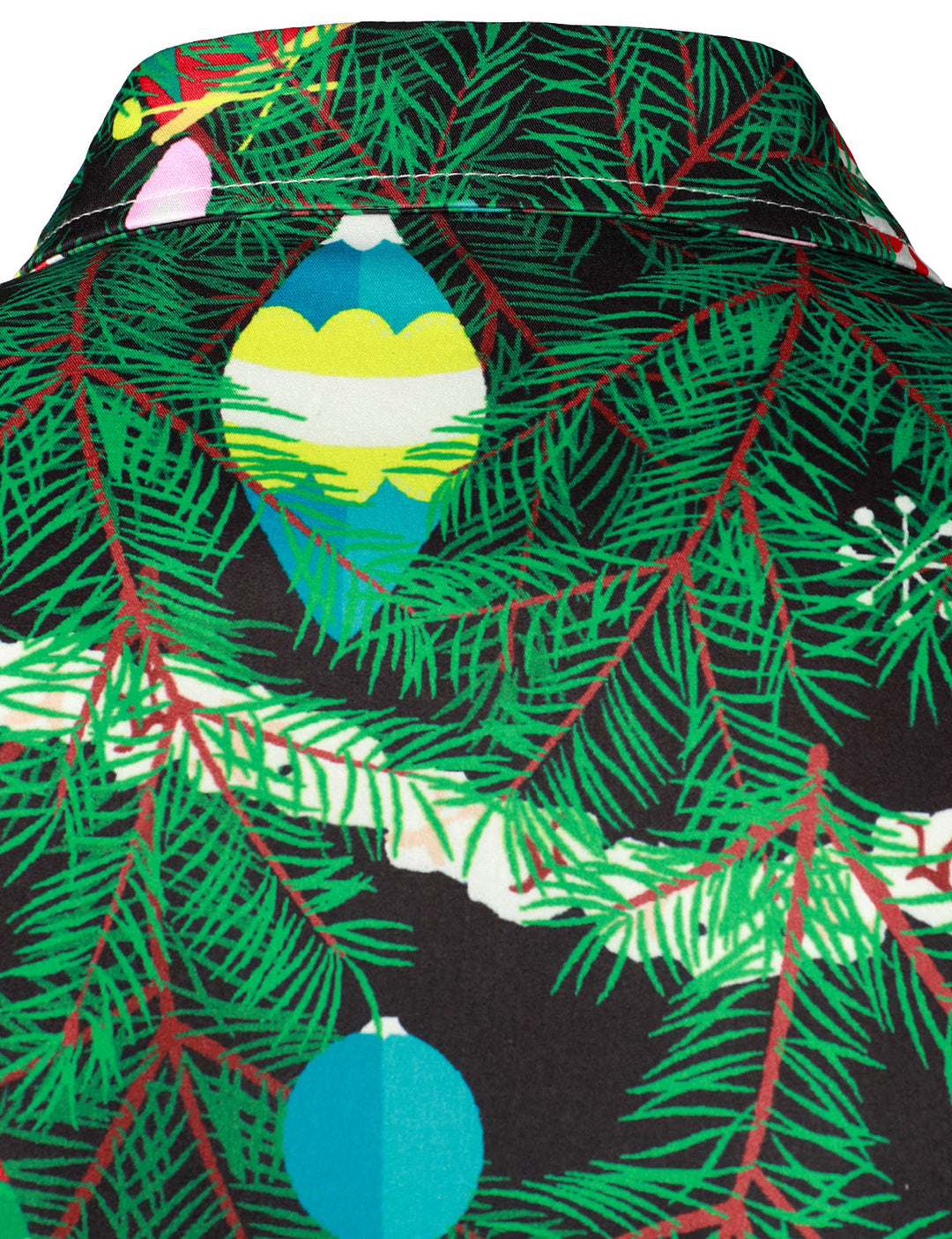 Gason - Camisa de manga larga con Estampado de Camuflaje Navideño para Hombre, corte regular y Diseño Divertido