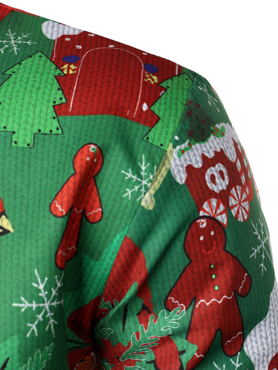 Grant - Camisa Navideña Divertida para Hombre con manga Larga para Fiestas Navideñas